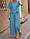 Жіночий костюм вільного кроя з льон "Delux", фото 4