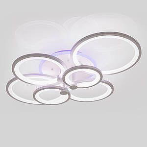 Світлодіодна Led люстра 20-25 м² з пультом керування 1120/6 Wh