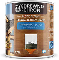 Плёнкообразующая пропитка Drewnochron Impregnat Extra Белый 0.75 л