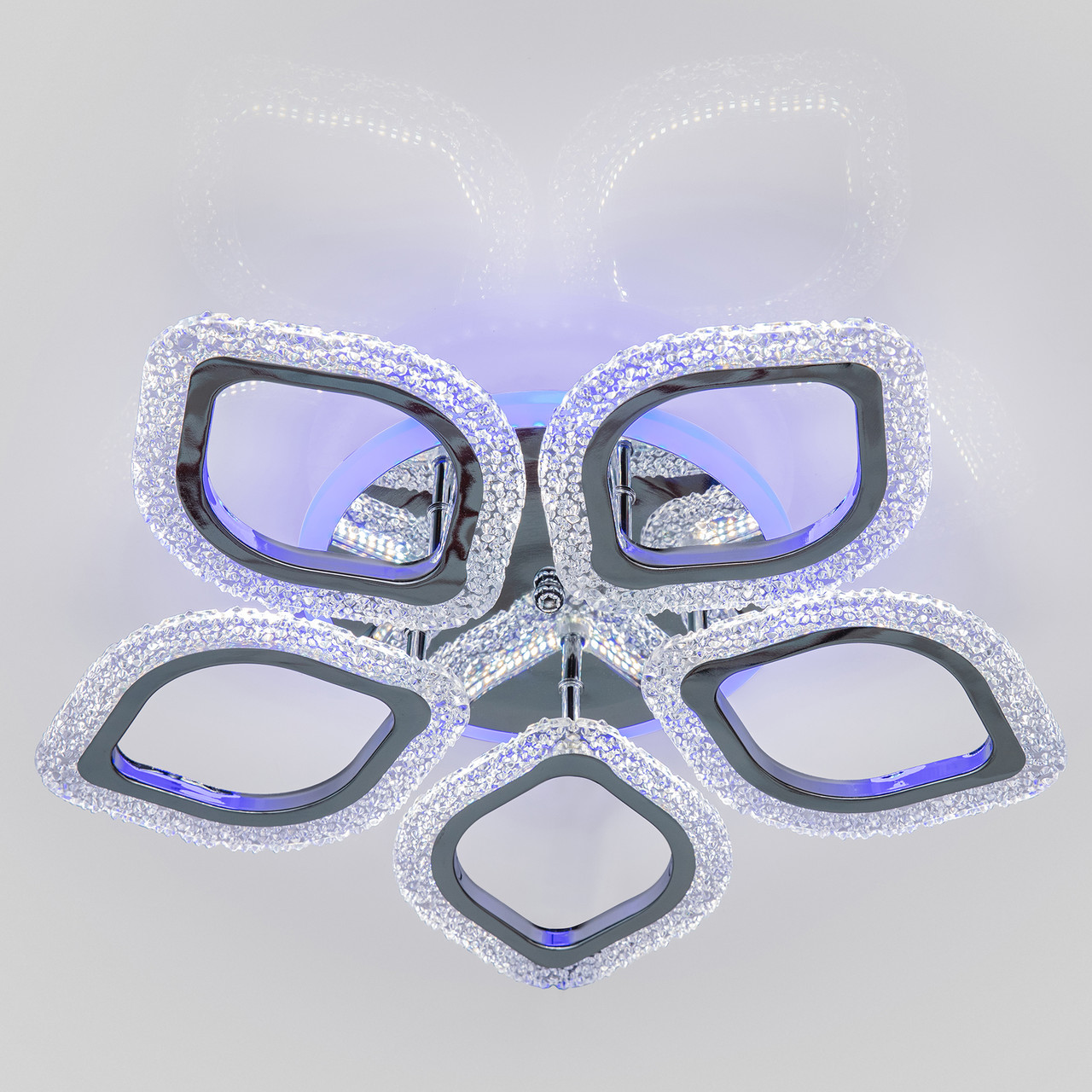 Світлодіодна люстра з пультом керування V K39762/5-TL CR на 108 Вт, освітлення до 18 м², фото 1