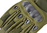 Тактичні повнопалі рукавички (велорукавиці, моторукавиці) Eagle Tactical ET-12 Green Розмір L, фото 7