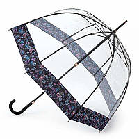 Зонт-трость Fulton Birdcage-2 Luxe L866 Luminous Floral прозрачный мультиколор механический