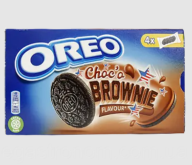 Печиво Oreo Choco Brownie 176г., фото 1