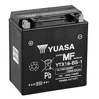 Mото аккумулятор Yuasa MF VRLA 14.7 ah YTX16-BS-1 (сухозаряженный)