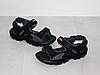Чоловічі босоніжки чорні на липучках, сандалі 42р, фото 4