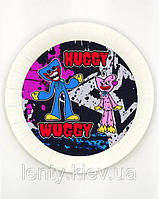 Тарілки  "Хаггі Ваггі" білі 18см (Поштучно) паперові малотиражні тарілочки