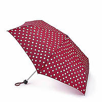 Зонт Fulton Guinness by Fulton Minilite-2 L869 Polka Pearls красный с принтом жемчужины