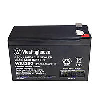 Свинцово-кислотная аккумуляторная батарея Westinghouse 12V, 9Ah, terminal F2, 1шт 94*65*151 мм