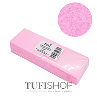 Безворсовые салфетки TUFI profi PREMIUM розовые плотные 4х6 см 70 шт (104167)
