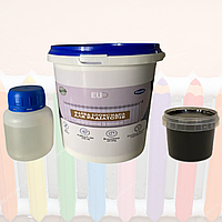 Краска эпоксидная для радиаторов (батарей) отопления Plastall 1.2 кг цвет Черный