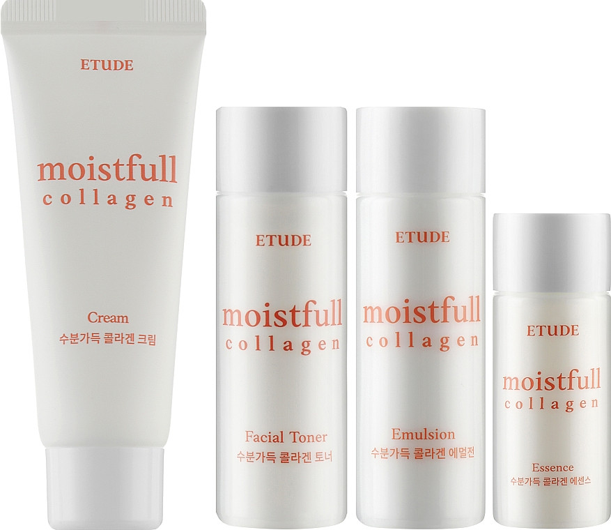 Міні-версії засобів з колагеном Etude House Moistfull Collagen Skin Care Kit Set 4 шт