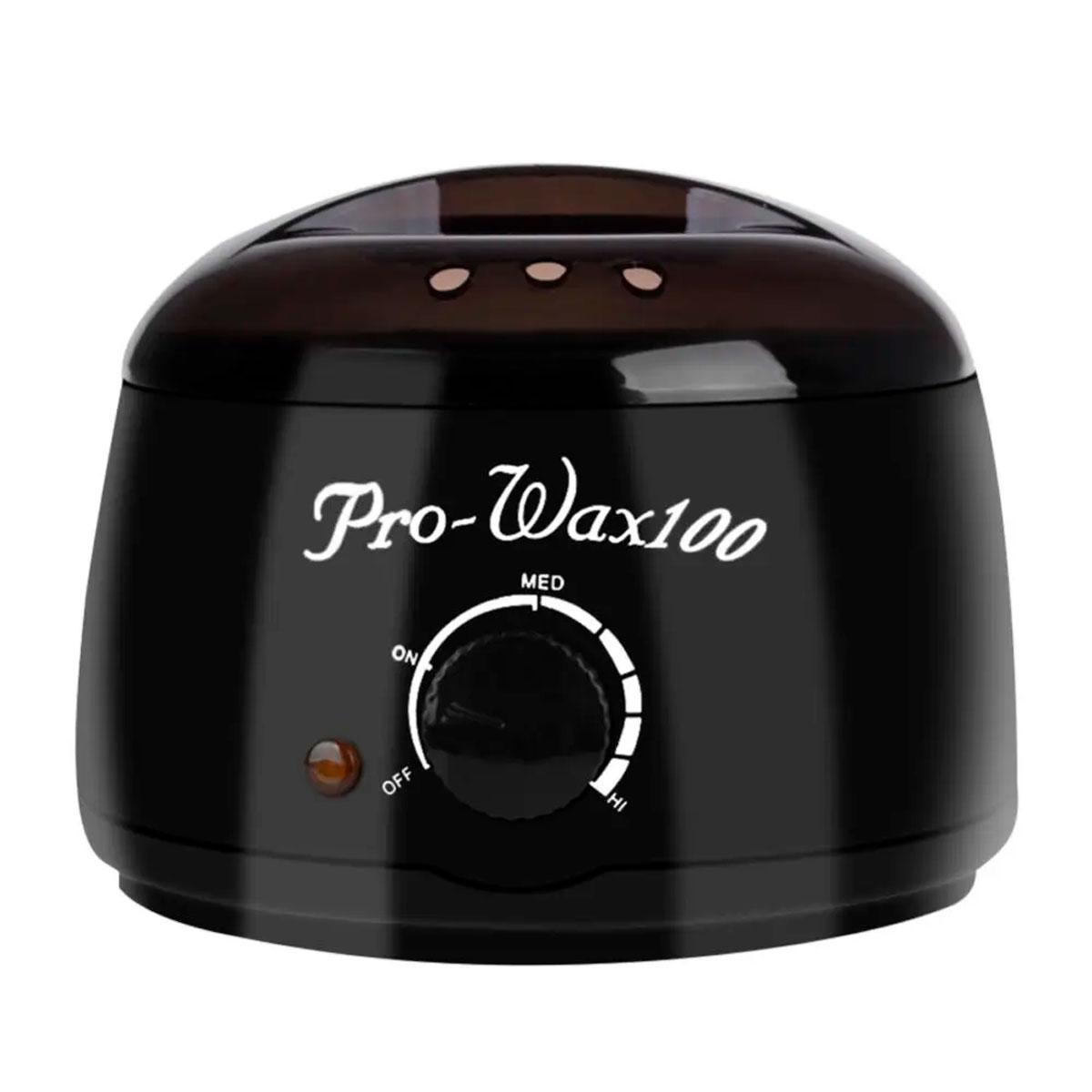 Воскоплав Pro-Wax 100 для воску в банку, таблетках, гранулах (чорний)