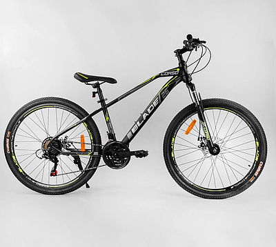 Спортивний велосипед 26" CORSO BLADE 78892 чорно-жовтий на зріст 130-145 cм