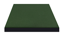 Плитка травмобезопасная резиновая квадратная 500х500 мм 40, Зеленый