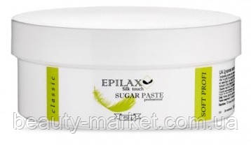 Цукрова паста для шугарінгу Epilax Classic щільність Soft profi, 350г, фото 1