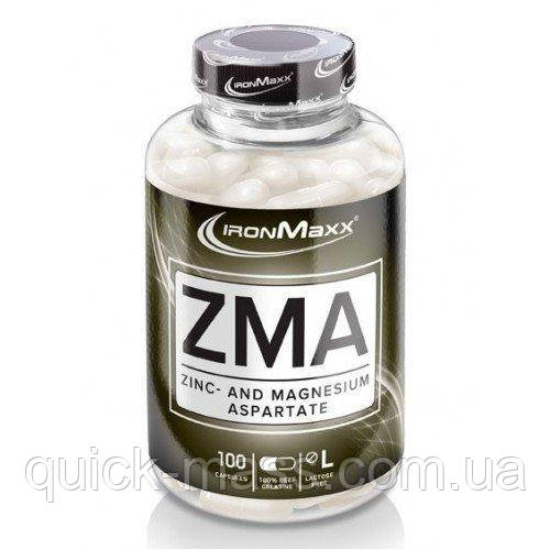 Комплекс цинк, магній, вітамін В6 Ironmaxx ZMA — 100 капс: продаж, ціна ...