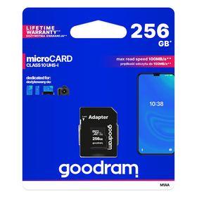 MicroSDXC 256GB UHS-I Class 10 Goodram + SD-adapter (M1AA-2560R12)