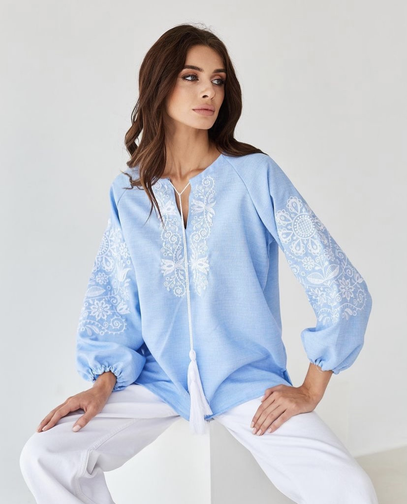 Купить Женская блуза вышиванка рубашка, цена 880 ₴ — Prom.ua (ID ...