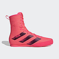 Обувь для бокса (боксерки) Box Hog 3 ярко красные ADIDAS FX1991 износостойкая подошва ADIWEAR