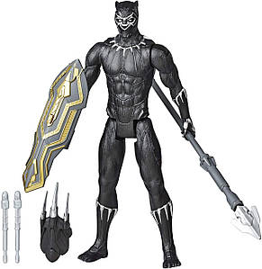 Іграшка Hasbro Чорна Пантера 30см Мстителі - Black Panther, Titan Hero Series Blast Gear, Aventgers (E788)