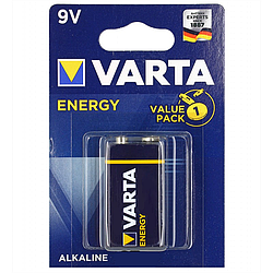 Батарейка лужна VARTA 4122 ENERGY 6LR61 крона