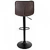 Барний стілець зі спинкою Bonro B-081 темно-коричневий (2 шт) - 47000046, фото 6