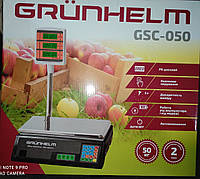 Ваги електронні GRUNHELM GSC-050 макс. вага 50кг NEW