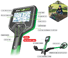 Металошукач Nokta Makro Midi Hoard - Офіційна гарантія! Захист: IP68 Дитячий металошукач, фото 3
