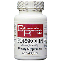 Cardiovascular Research Forskolin / Форсколин Снижение веса, ускорение матаболизма 60 капсул