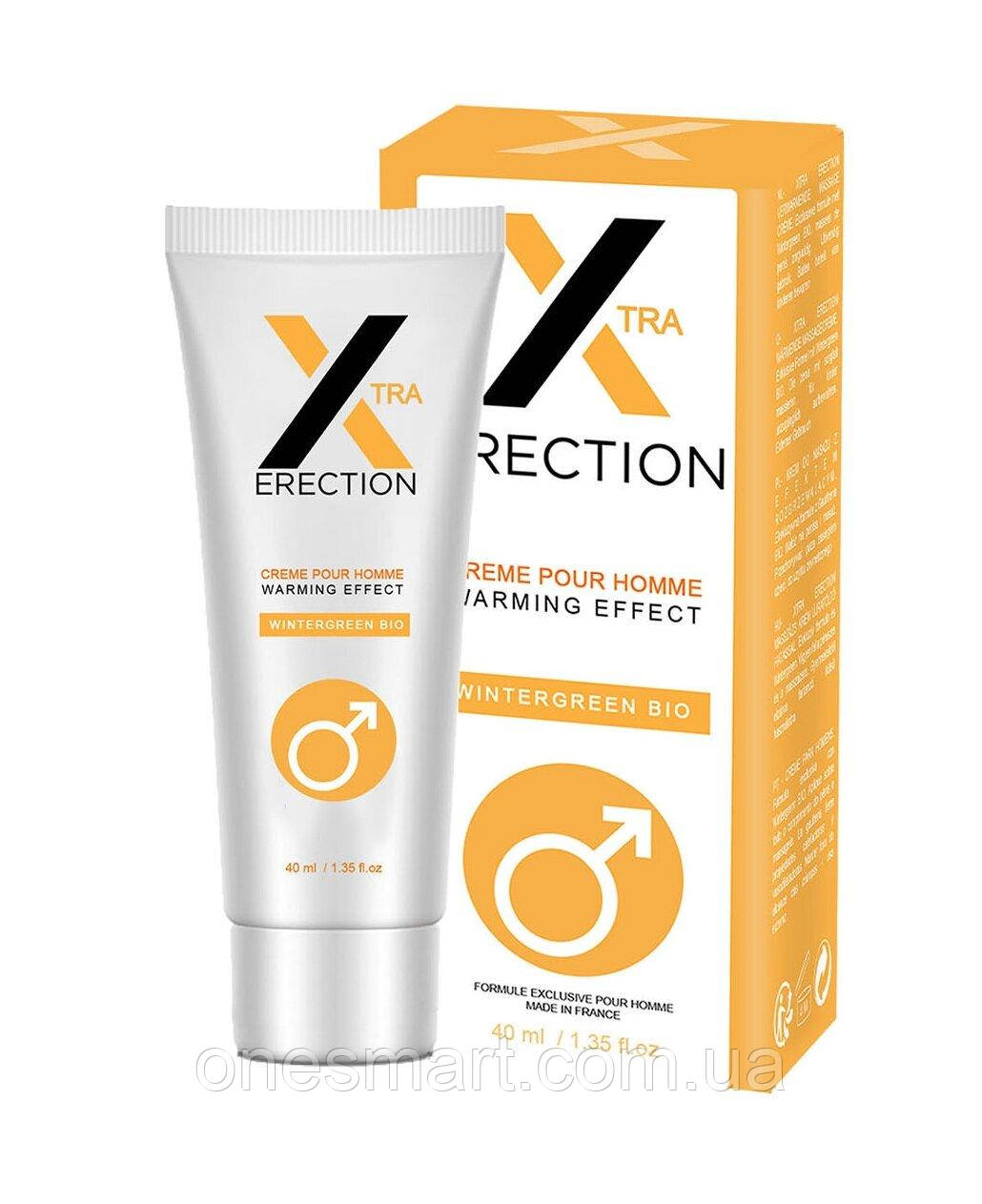 Крем XTRA ERECTION гель для чоловіків з афродизіаками для стимуляції ерекції 40 мл, фото 1