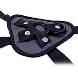 Трусики для страпона EGZO STR04 пояс-трусики чорні для жінок регульовані з штучної шкіри, фото 3