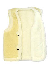 Жилетка дитяча, двохшарова "Лимонна"