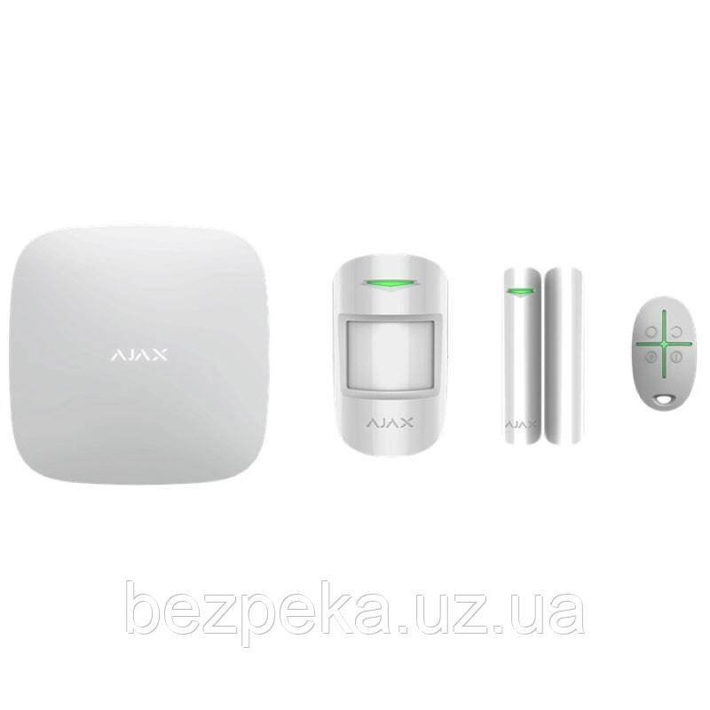 AJAX StarterKit 2 білий (White) Стартовий комплект системи безпеки