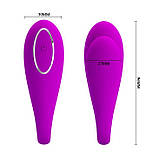 Вібратор для двох Pretty Love ALGERNON багатоцільовий з 12 режимами для пар інтимних задоволень, фото 5