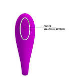 Вібратор для двох Pretty Love ALGERNON багатоцільовий з 12 режимами для пар інтимних задоволень, фото 6