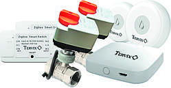 Система захисту від потопу на 2 труби 1" для розумного будинку Tervix ZigBee Water Stop Premium антипотоп 4922623