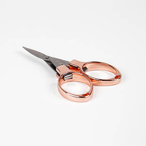 Складні ножиці, 5х9.6 см, рожеве золото Clicky. KnitPro