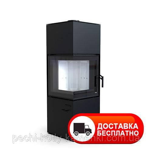 Сталева піч DEFRO Home Quadroom кутова