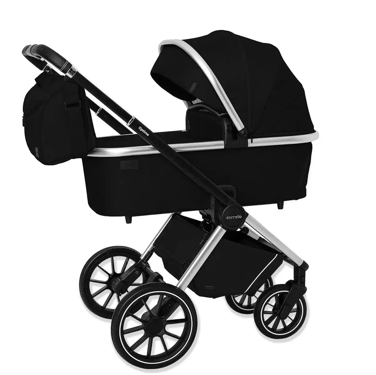 Дитяча коляска 2 в 1 Carrello Optima CRL-6503 Leather Black