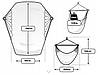Крісло-гойдалка підвісне бразильське 130 cm 150 kg, фото 3