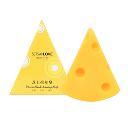 Натуральне мило SERSANLOVE Cheese Rush Cleaning Poap з молочними протеїнами і ефірними маслами 60 гр