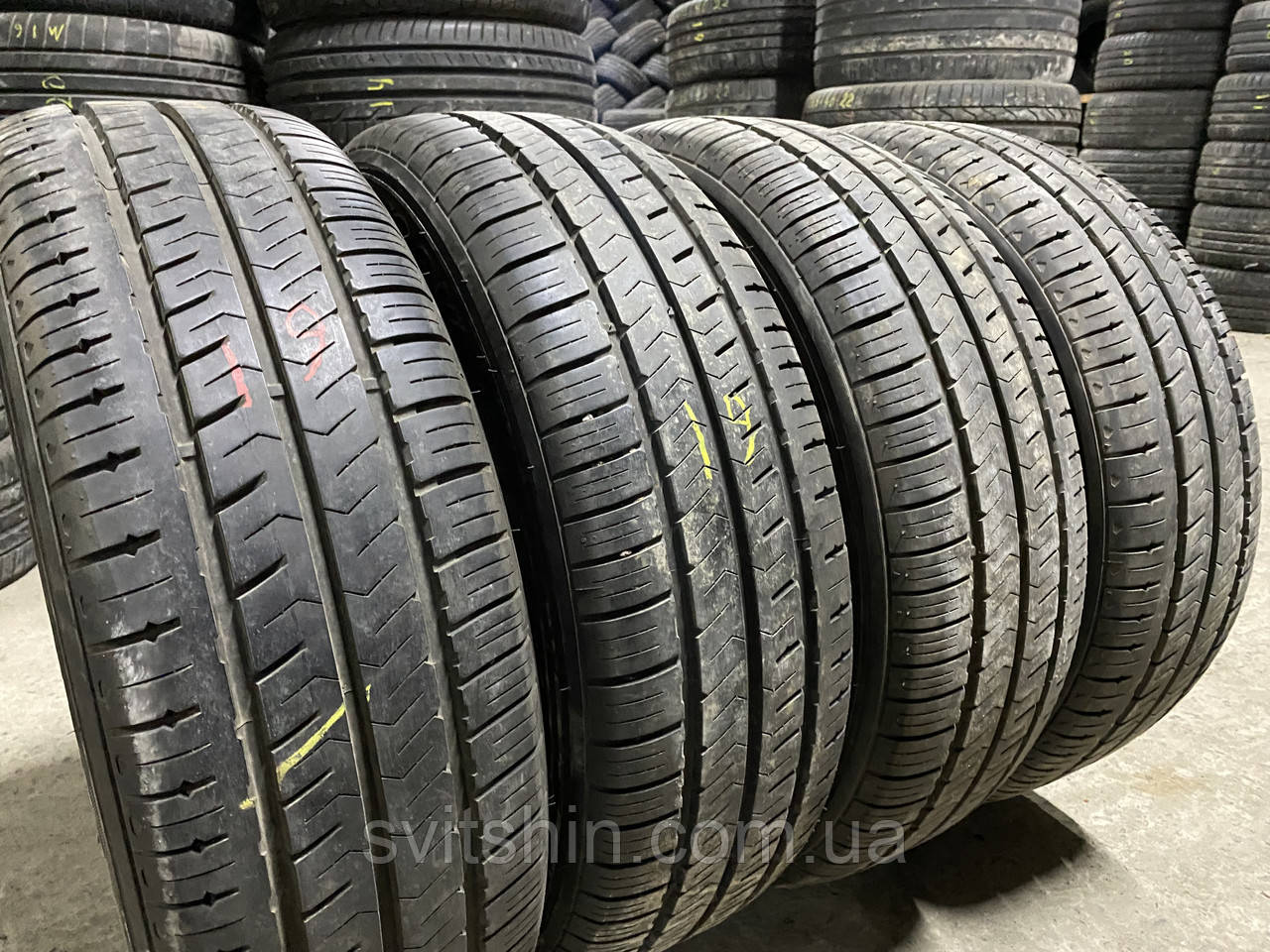 Літні шини 205/65R16C Hankook Radial RA28E 19рік 7-7,5мм 2/4шт, фото 1