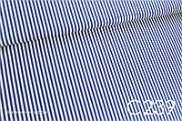 Ткань сатин Полоска темно-синяя 5 мм 100*80