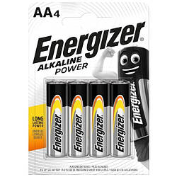 Батарейки лужні ENERGIZER Alkaline Power LR06/AA 4шт