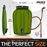 Гідратор Source Tactical Gear 3L Widepac на 3 літри низькопрофільний, фото 2