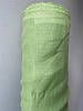 Салатова лляна тканина, 100% льон, колір 762, фото 6