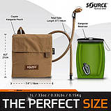 Гідратор SOURCE 1 літр з підсумком на моллi, колір мультикам, койот, чорний, фото 6