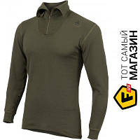 Термокофта Aclima HotWool Polo W/Zip Unisex XXL, Olive Night (165003043-08)