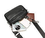 Чоловіча стильна сумка на плече Prestige (4021), фото 5