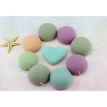 Спонж коньяку для умивання Natural konjac, 1 шт